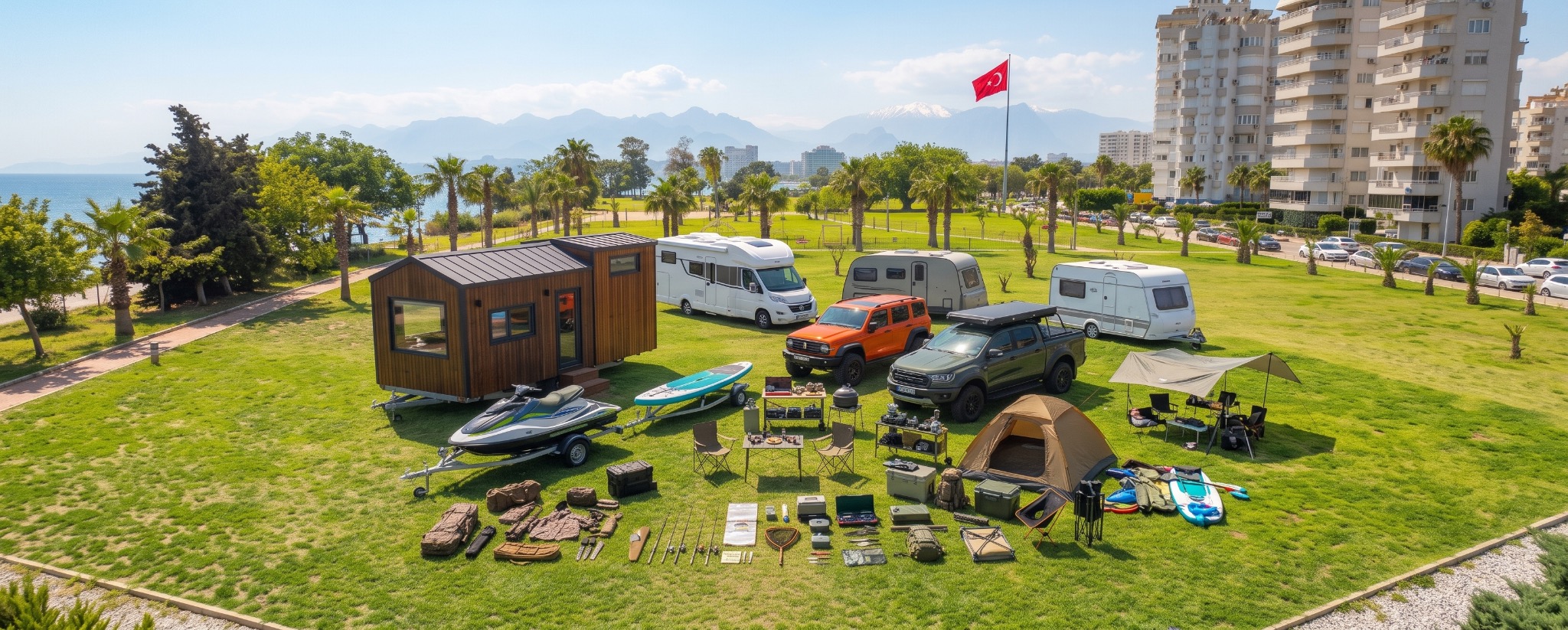 Antalya outdoor, karavan ve tiny house