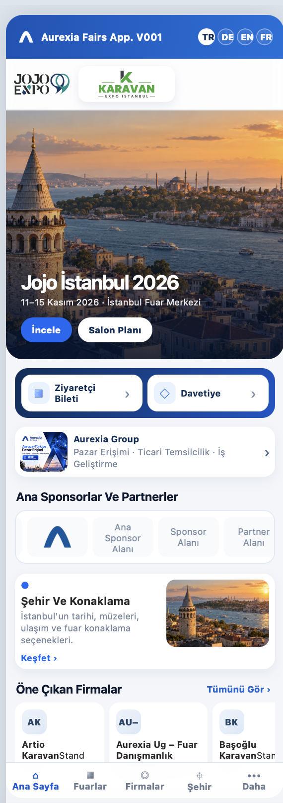 İstanbul ana ekran